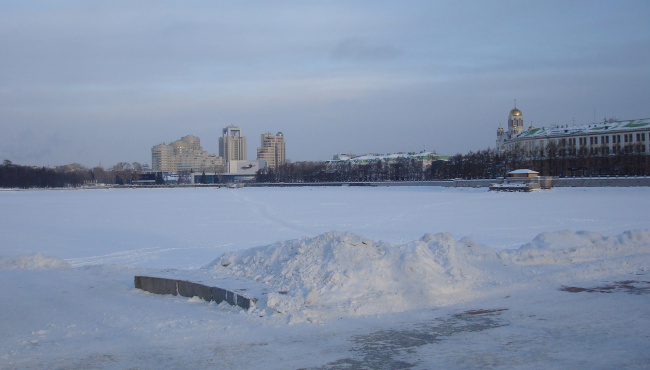 Городской пруд Екатеринбурга