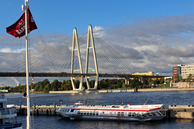 утро в Уткиной заводи Санкт-Петербурга