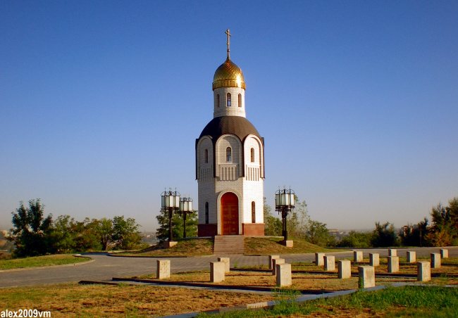 Часовня стояла на самой вершине!