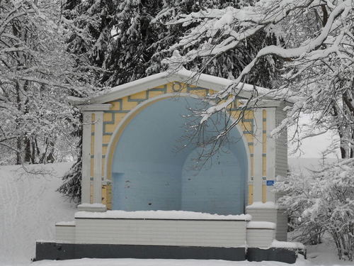 Снежная зима