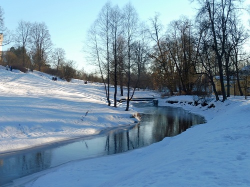 Павловский парк, март