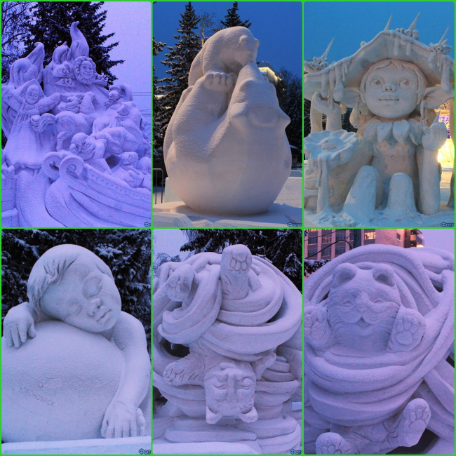 Волшебный лед (снег) Сибири