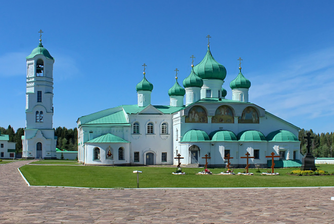 в Свирском монастыре