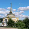 Архиерейская пристань в Ниловой пустыни на озере Селигер