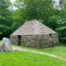 Каменная хижина 17-го века в Новой Шотландии