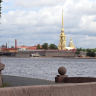 с видом на Петропавловскую крепость