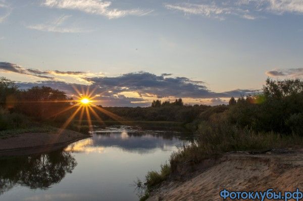 Золотые лучи заката