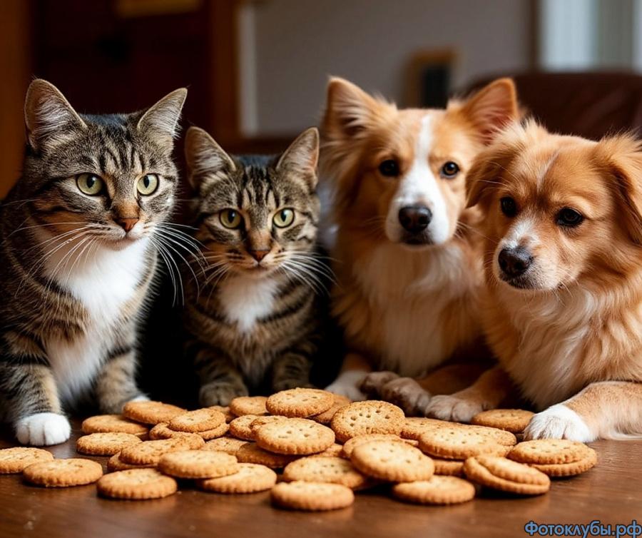 Про кошек и собак))